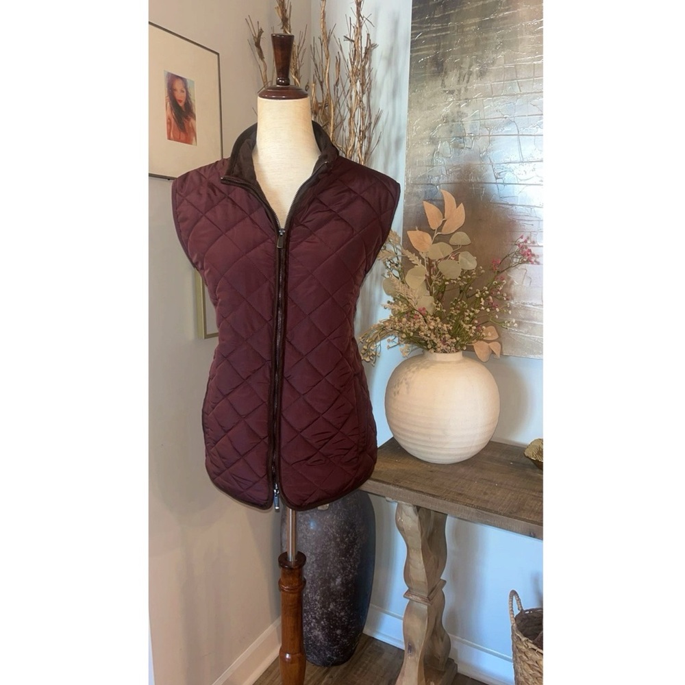 💐 NWT Ellie Tahari quilted puffer vest sz M